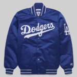 Dodgers Satin Starter Jacket Blue