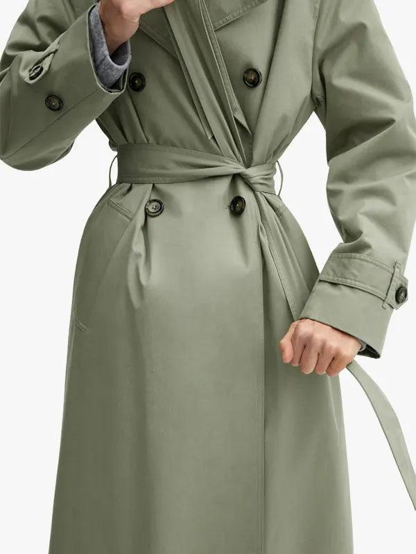 Double-Breasted Trench Coat Women's