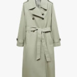 Double breasted trench coat