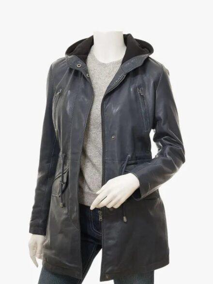 Echo Women s Blue Parka Jacket