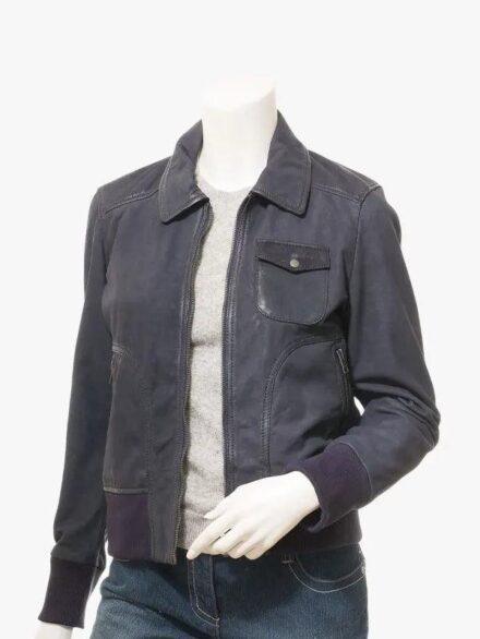 Eutaw Women s Blue Bomber Jacket
