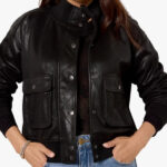 Evereve Aviator Bomber Jacket