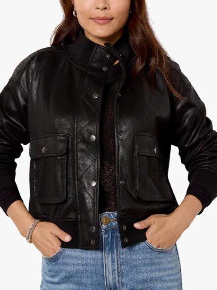 Evereve Aviator Bomber Jacket
