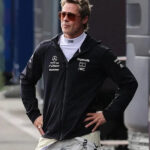 F1 APX GP Brad Pitt Black Jacket