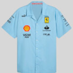 F1 Miami Ferrari Blue Shirt