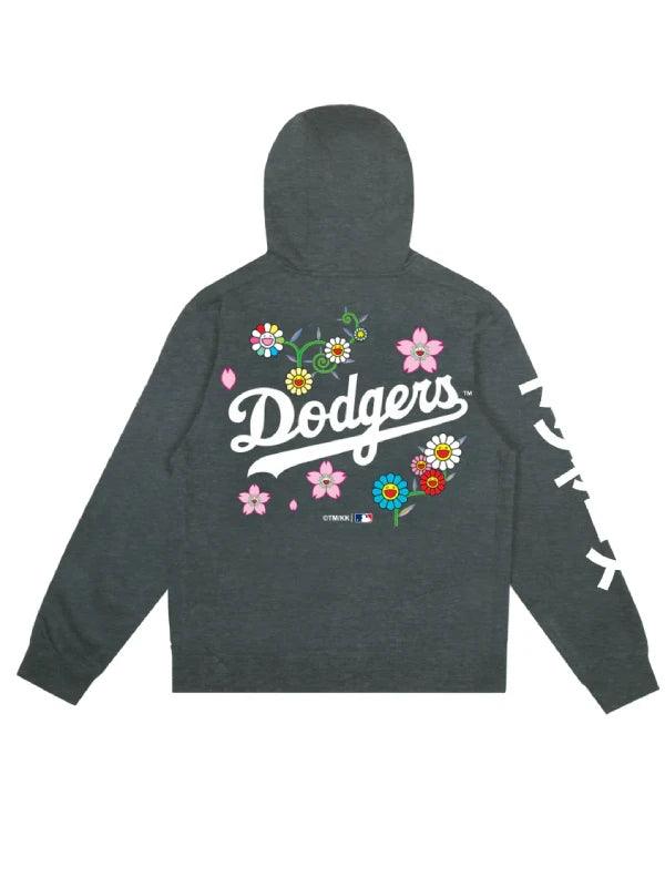 Fanatics x Takashi Murakami x Los Angeles Dodgers World Series 2025 Champs Hoodie Charcoal Grey