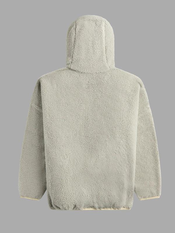 Fear of God Kith x Adidas x Athletics Polar Fleece Hike Beige Hoodie