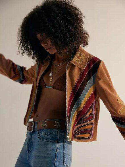 Free People Butterfly Jacket Monarch Magic