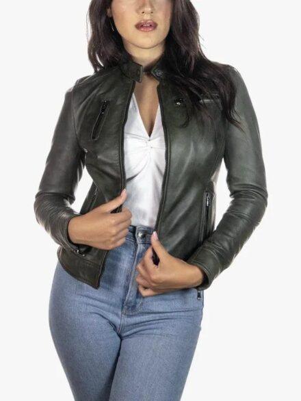 Giulia Women s Green Jacket