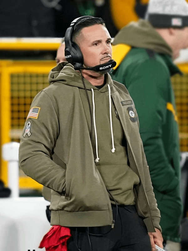 Green Bay Packers Matt LaFleur Salute To Service Jacket