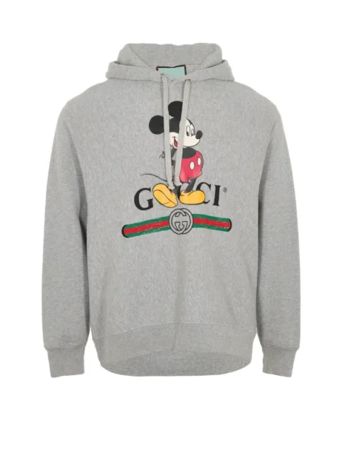 Gucci Mickey Mouse Hoodie Grey