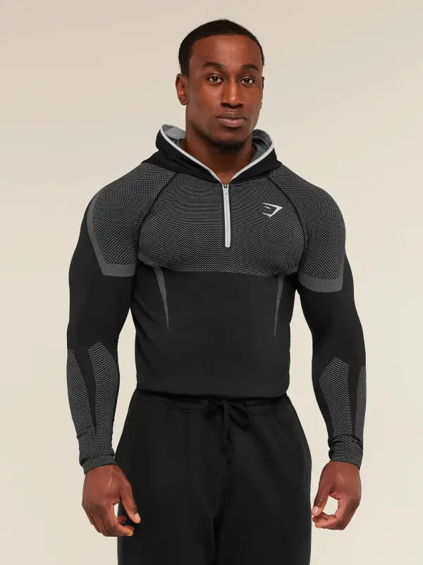 Gymshark Onyx 5 0 Seamless Hoodie
