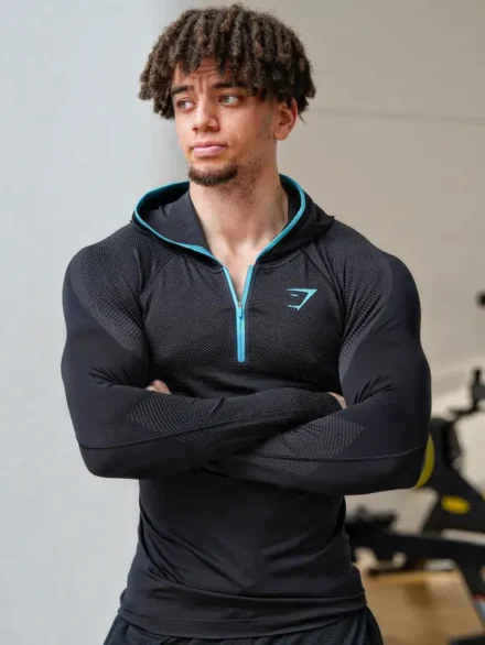 Gymshark Onyx V5 Seamless Hoodie