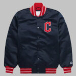 HOMAGE X Starter Guardians Heavyweight Satin Jacket Blue