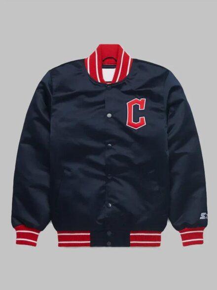 HOMAGE X Starter Guardians Heavyweight Satin Jacket Blue