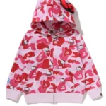 Hello Kitty Bape Hoodie Pink