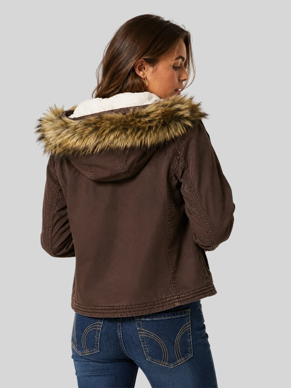 Hollister Vault Bomber Jacket Brown