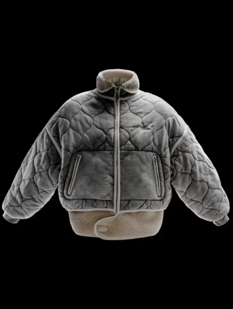 Huni Aviator Jacket Washed Grey