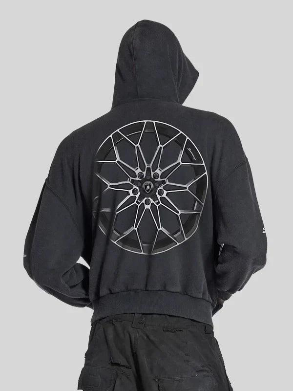 I Automobili Lamborghini Balenciaga Zip up Hoodie