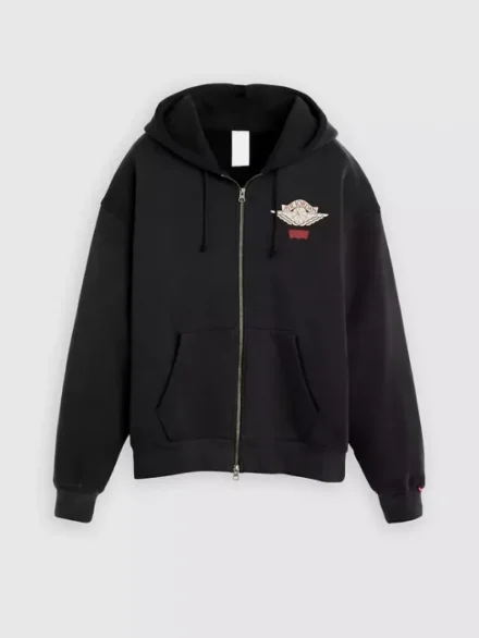 Jordan Levis Hoodie Black