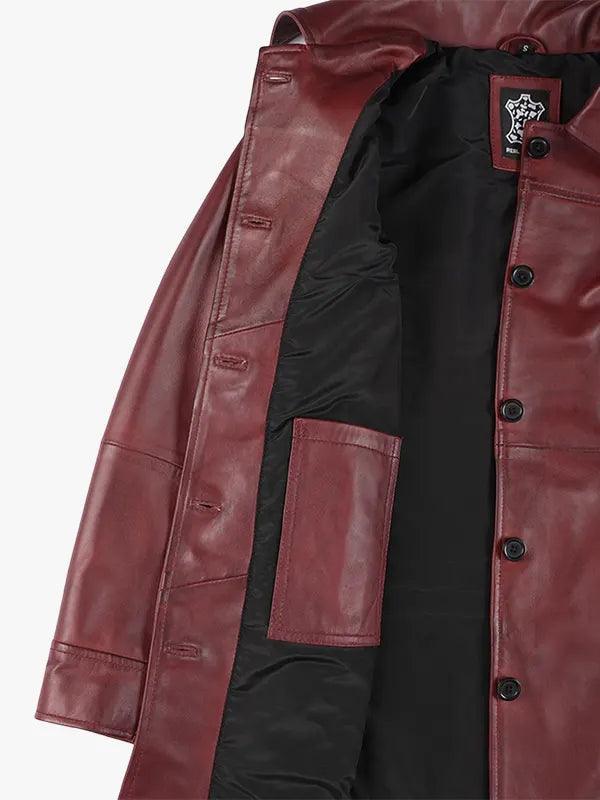 Kandis Women s Burgundy Car Coat