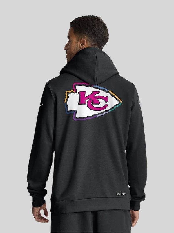 Kansas City Chiefs Nike Black 2025 Crucial Catch Hoodie