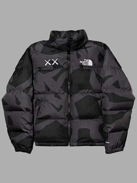 Kaws X The North Face Retro 1996 Nuptse Jacket Black