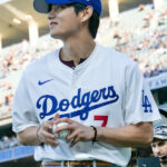 Kim Taehyung V Nike Dodgers Jersey White