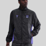 Kobe x FC Barcelona Away Soccer Track Jacket Black