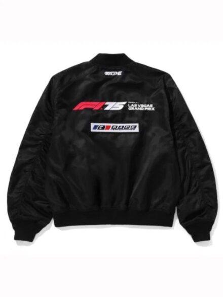 Las Vegas Grand Prix Bape x F1 Bomber Jacket Black