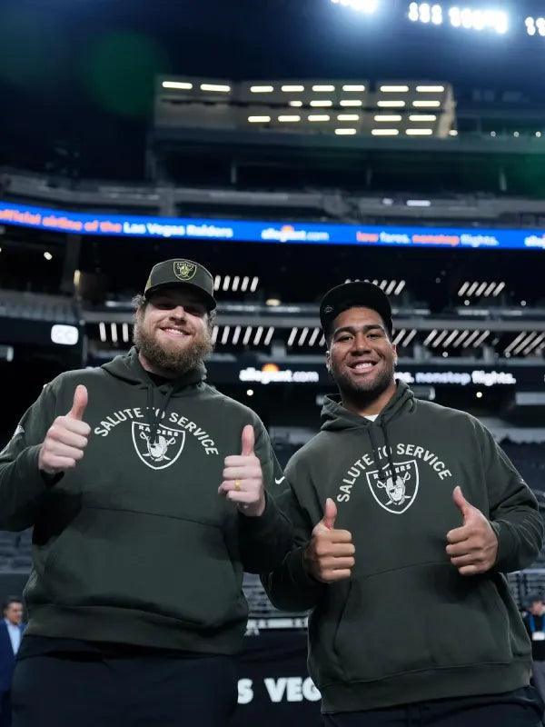 Las Vegas Raiders Nike 2025 Salute To Service Hoodie