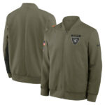 Las Vegas Raiders Salute to Service Bomber Jacket 2025