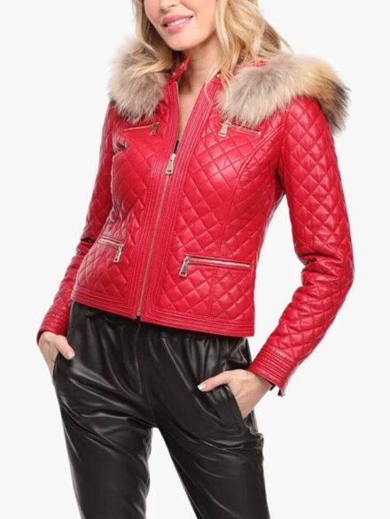 Leather jacket Women s Lamb Guignard