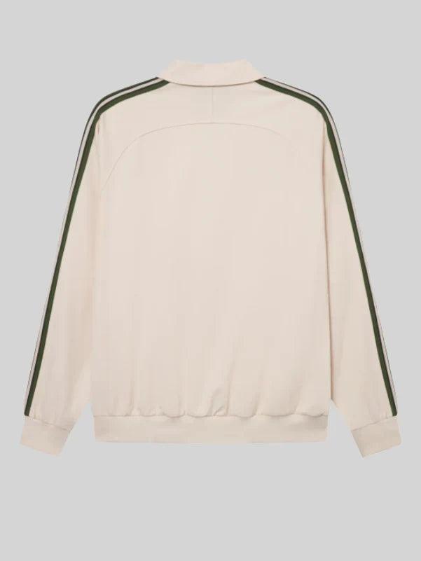 Les Deu x Yale Bulldog Striped Jacket Ivory