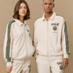 Les Deux Yale Bulldog Track Jacket Ivory