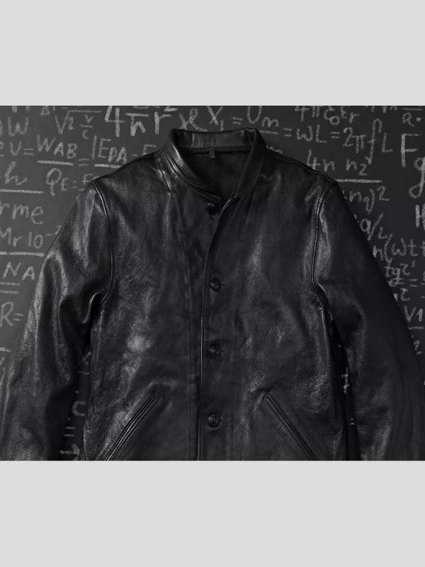 Levi s Einstein Leather Jacket Black