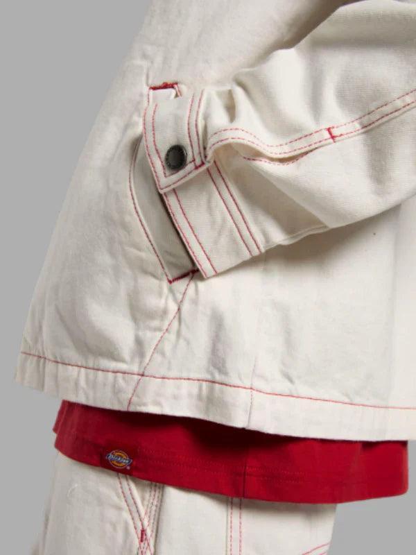 Lewistown Beige Denim Jacket Dickies