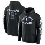 Los Angeles Dodgers 2025 World Series Champions Hoodie Black