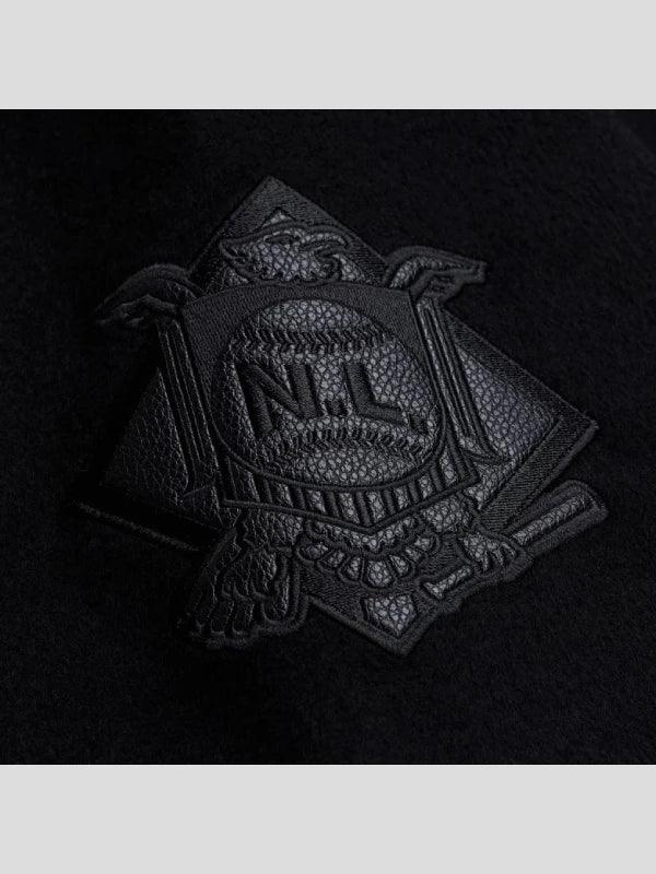 Los Angeles Dodgers Black Walk the Tunnel Varsity Jacket