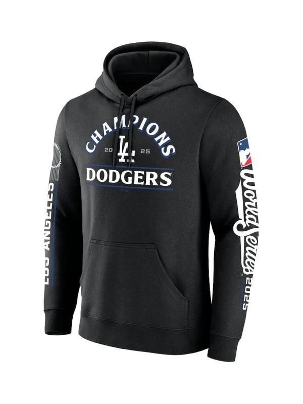 Los Angeles Dodgers Fanatics 2025 World Series Champions Hoodie Black