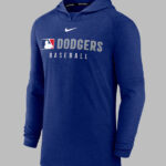 Los Angeles Dodgers Nike Dri FIT Hoodie Blue