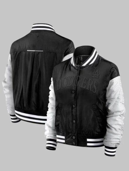 Los Angeles Dodgers Womens Elements WaveJacket Black