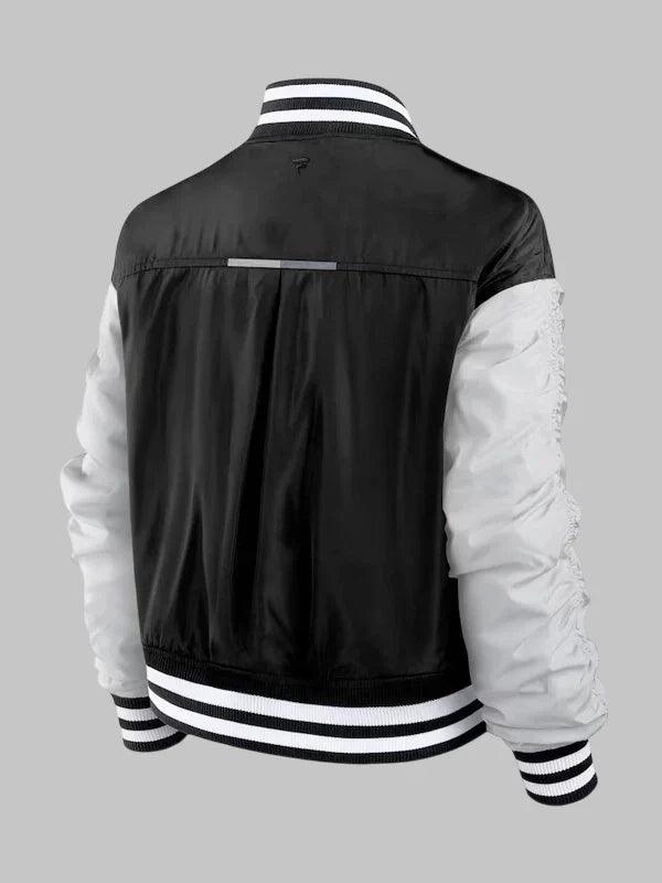 Los Angeles Dodgers Womens Elements Wave Varsity Jacket Black