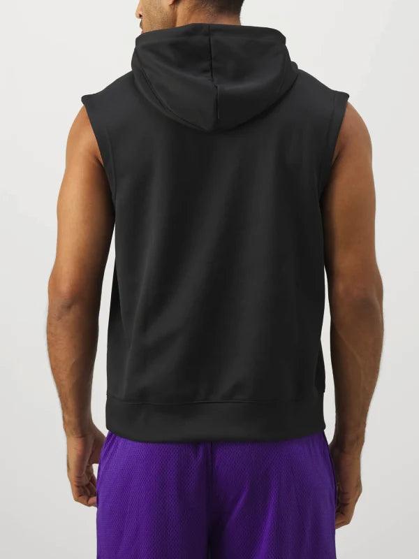 Los Angeles Lakers Nike Spotlight Sleeveless Hoodie Black