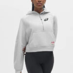 Lululemon Eagles Scuba Oversized Half Zip Hoodie Grey