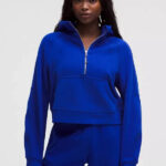 Lululemon Scuba Oversized Half Zip Hoodie Blue