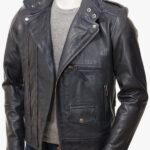 MEN S NAVY LEATHER BIKER JACKET MUSBURY 2