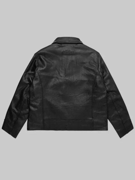 MUTIMER BLACK LEATHER JACKET