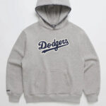 Madhappy Dodgers Applique Fleece Hoodie Grey