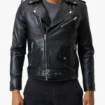 Marco Biker Leather Jacket Black